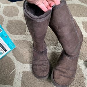 UGG Brown knee high boots. Size 7